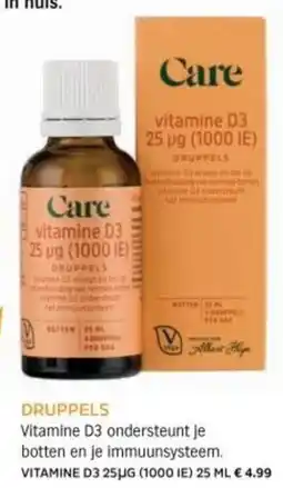 Albert Heijn Vitamine d3 25μg 1000 IE aanbieding
