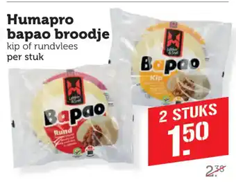 Coop Humapro bapao broodje aanbieding