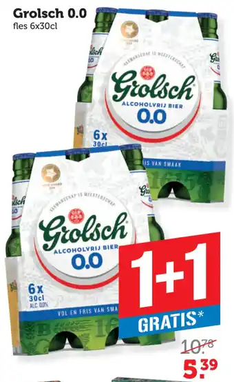 Coop Grolsch 0.0 aanbieding