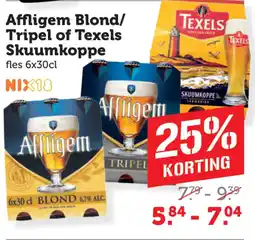 Coop AffA Affligem Blond/ Tripel of Texels Skuumkoppe aanbieding