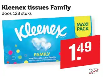 Coop Kleenex tissues Family aanbieding