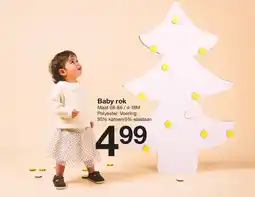 Zeeman Baby rok aanbieding