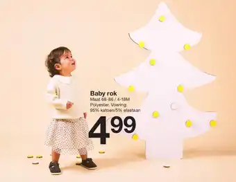 Zeeman Baby rok aanbieding
