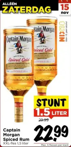 Vomar Voordeelmarkt Captain Morgan Spiced Gold aanbieding