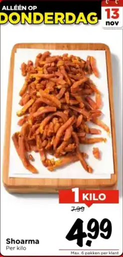 Vomar Voordeelmarkt Shoarma aanbieding