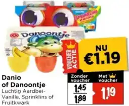 Vomar Voordeelmarkt Danio of Danoontje aanbieding
