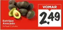 Vomar Voordeelmarkt Eetrijpe Avocado aanbieding