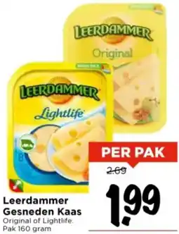 Vomar Voordeelmarkt Leerdammer Gesneden Kaas aanbieding
