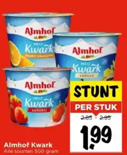 Vomar Voordeelmarkt Almhof Kwark aanbieding