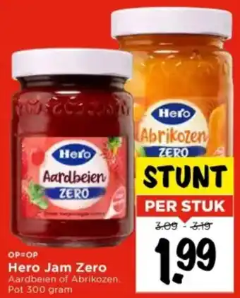 Vomar Voordeelmarkt Hero Jam Zero aanbieding