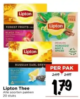 Vomar Voordeelmarkt Lipton Thee aanbieding