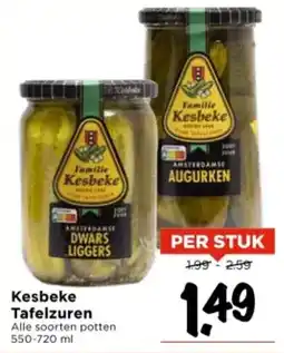 Vomar Voordeelmarkt Kesbeke Tafelzuren aanbieding