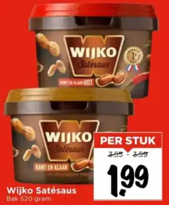 Vomar Voordeelmarkt Wijko Satésaus aanbieding