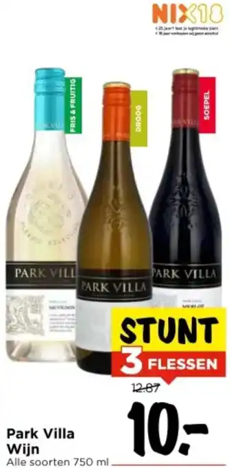 Vomar Voordeelmarkt Park Villa Wijn aanbieding