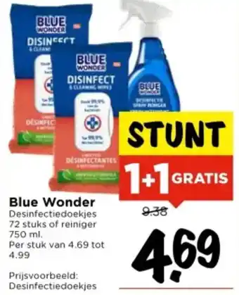 Vomar Voordeelmarkt Blue Wonder aanbieding