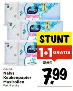 Vomar Voordeelmarkt Nalys Keukenpapier Maxirollen aanbieding