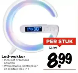 Vomar Voordeelmarkt Led-wekker aanbieding