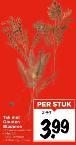 Vomar Voordeelmarkt Tak met Gouden Bladeren aanbieding