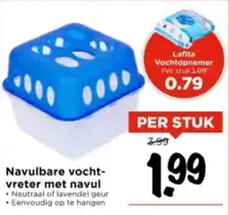 Vomar Voordeelmarkt Navulbare vochtvreter met navul aanbieding