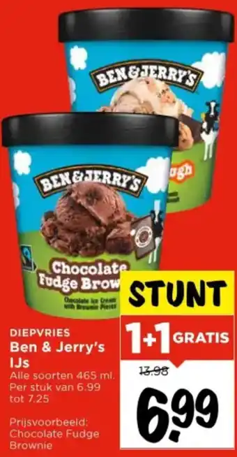 Vomar Voordeelmarkt Ben & Jerry's IJs aanbieding