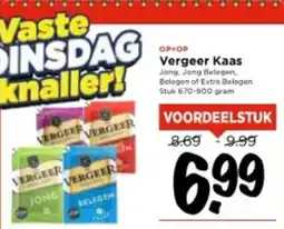 Vomar Voordeelmarkt Vergeer Kaas aanbieding