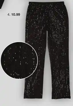 Zeeman Kinder broek met pailletten aanbieding