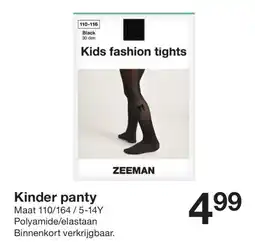 Zeeman Kinder panty aanbieding