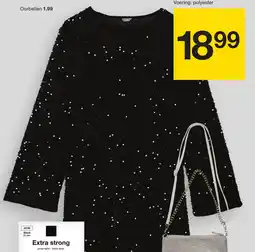 Zeeman Damesjurk met pailletten aanbieding