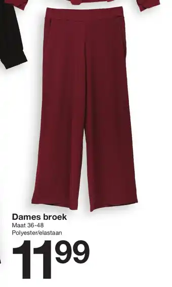 Zeeman Dames broek aanbieding