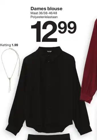 Zeeman Dames blouse aanbieding