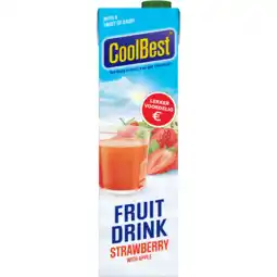Dekamarkt CoolBest Fruitdrink strawberry aanbieding