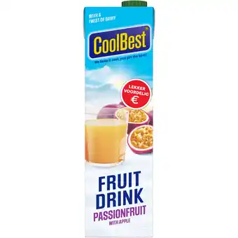 Dekamarkt CoolBest Fruitdrink passionfruit aanbieding