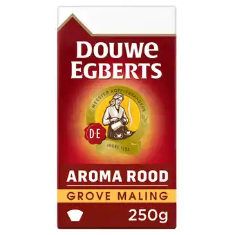 Dekamarkt Douwe Egberts Aroma Rood filterkoffie grove maling aanbieding