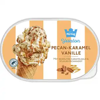 Dekamarkt Hertog Ijs pecan karamel vanille aanbieding