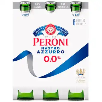 Dekamarkt Peroni Nastro azzurro 0.0% 6x33 cl aanbieding