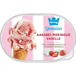Dekamarkt Hertog Ijs aardbei meringue aanbieding