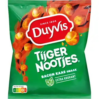 Dekamarkt Duyvis Tijgernootjes bacon-kaas aanbieding
