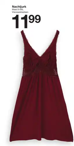 Zeeman Nachtjurk aanbieding