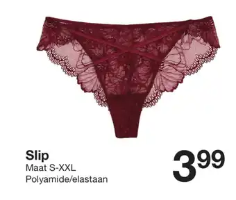Zeeman Slip aanbieding