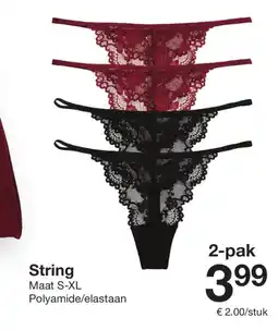 Zeeman String aanbieding