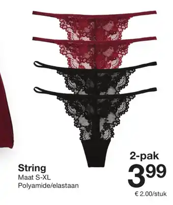 Zeeman String aanbieding