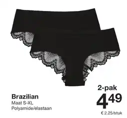 Zeeman Brazilian aanbieding