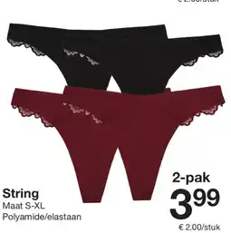 Zeeman String aanbieding