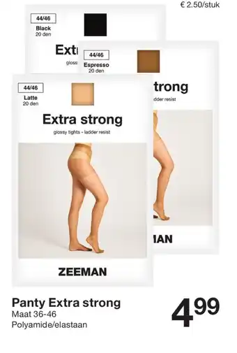 Zeeman Panty Extra strong aanbieding