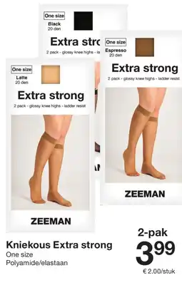 Zeeman Kniekous Extra strong aanbieding