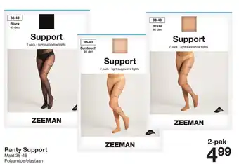 Zeeman Panty Support aanbieding