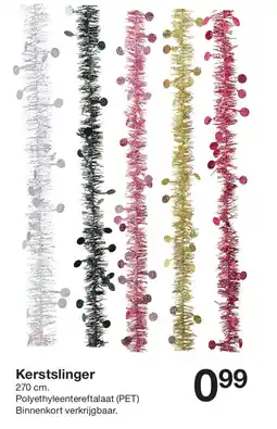 Zeeman Kerstslinger aanbieding