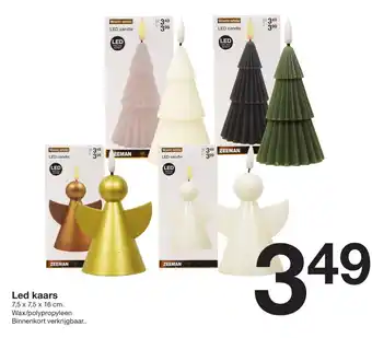 Zeeman Led kaars aanbieding
