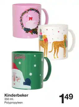Zeeman Kinderbeker aanbieding