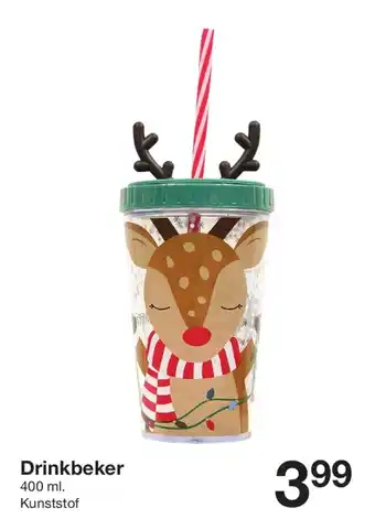 Zeeman Drinkbeker aanbieding